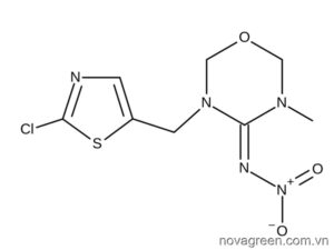 Cấu trúc phân tử Thiamethoxam (E isomer)