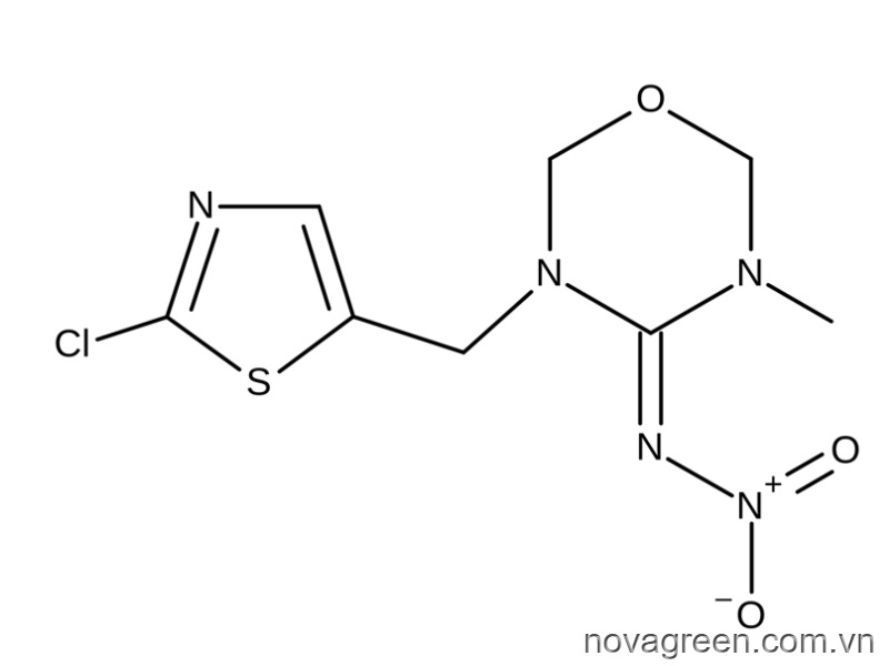 Cấu trúc phân tử Thiamethoxam (E isomer)